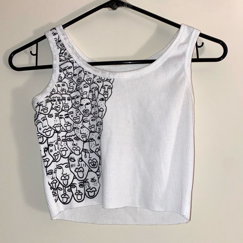 WHITE TANK TOP - Picture 2 of 3